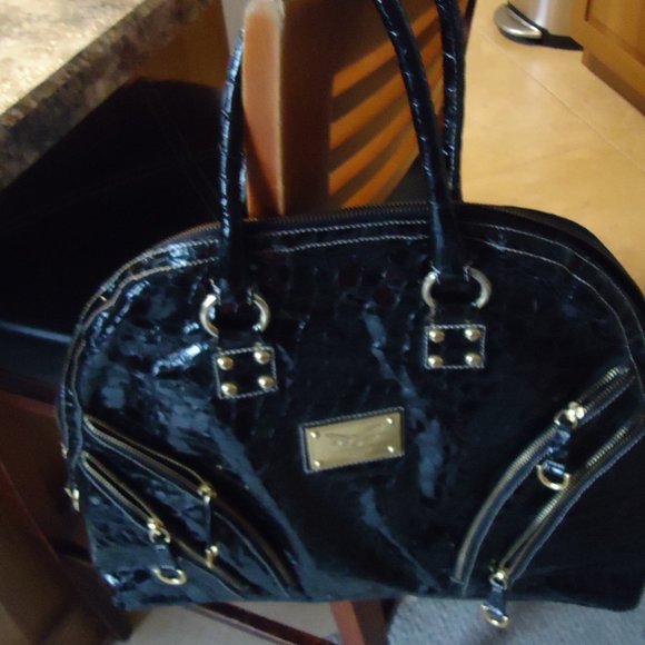 Black Patent Leather Satchel NWOT - Picture 14 of 16
